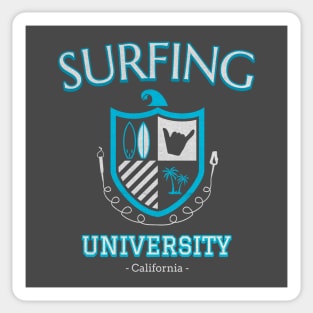 Surfing University Sticker